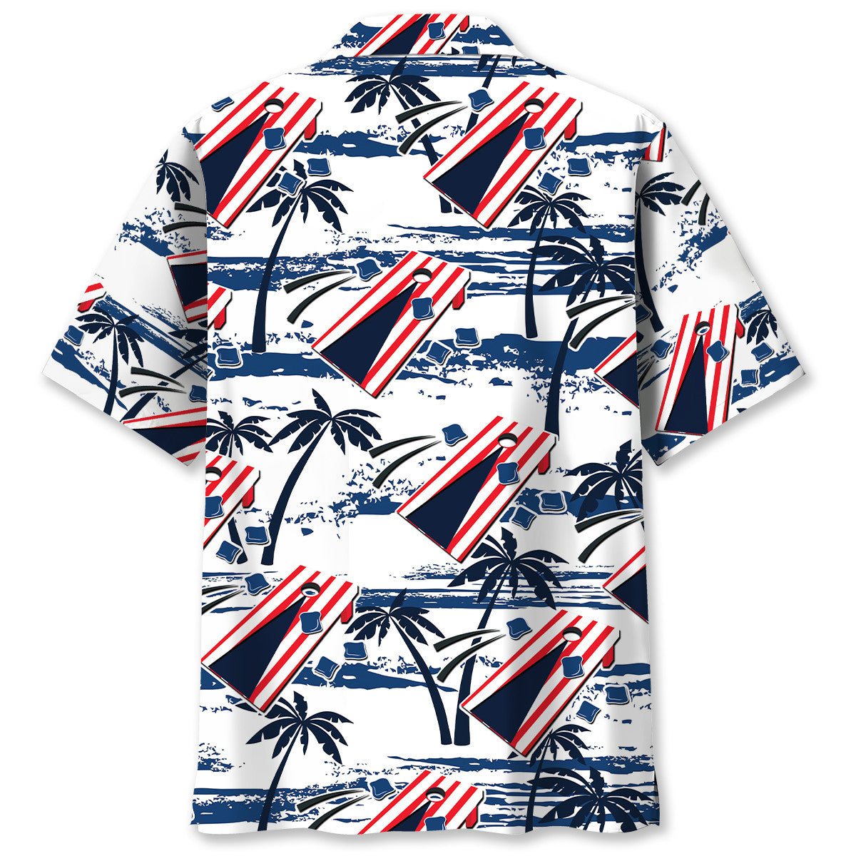Cornhole American Beach Hawaiian Shirt