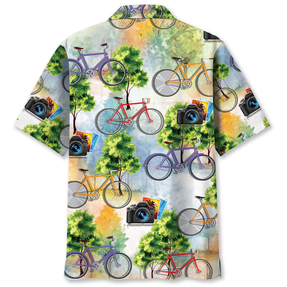 Cycling Photograph Mountain Hawaiian Shirt