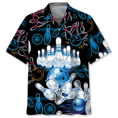 Bowling Make Me Happy The 10 Pin Not So Much Hawaiian Shirt