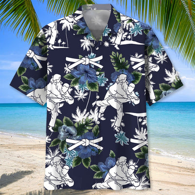 Judo Blue Nature Hawaiian Shirt