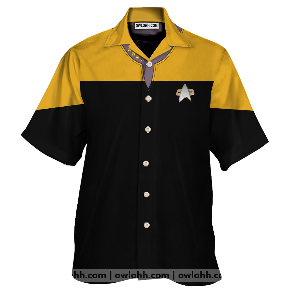 Star Trek Voyager Yellow Costume Cool - Hawaiian Shirt