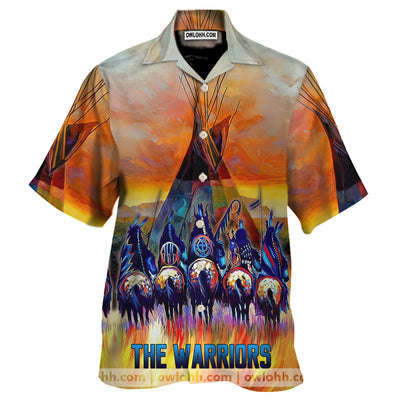 Native Pride Peaceful Forever The Warriors - Hawaiian Shirt