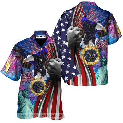 America New Year New America Christmas 2024 - Hawaiian Shirt