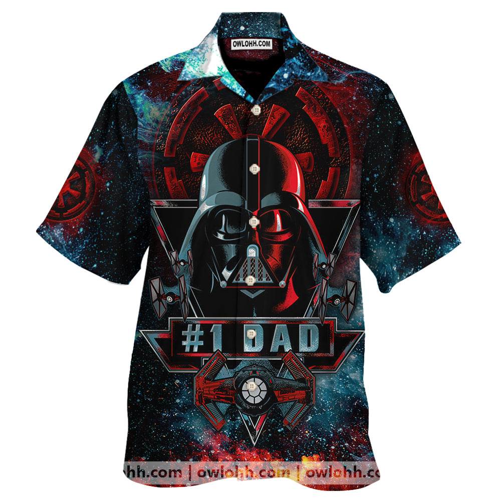Starwars #1 DAD Darth Vader Empire Galaxy - Hawaiian Shirt