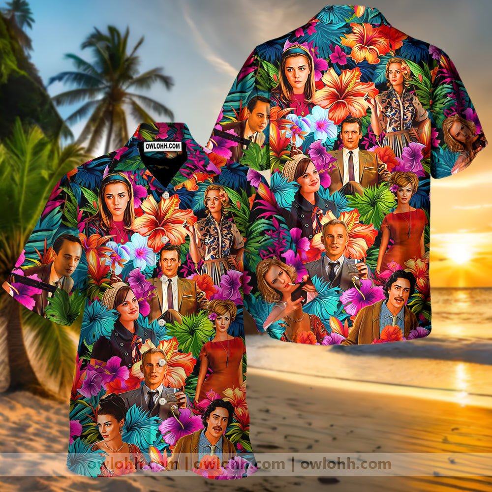 Mad Men Synthwave Tropical Summer Special - Hawaiian Shirt