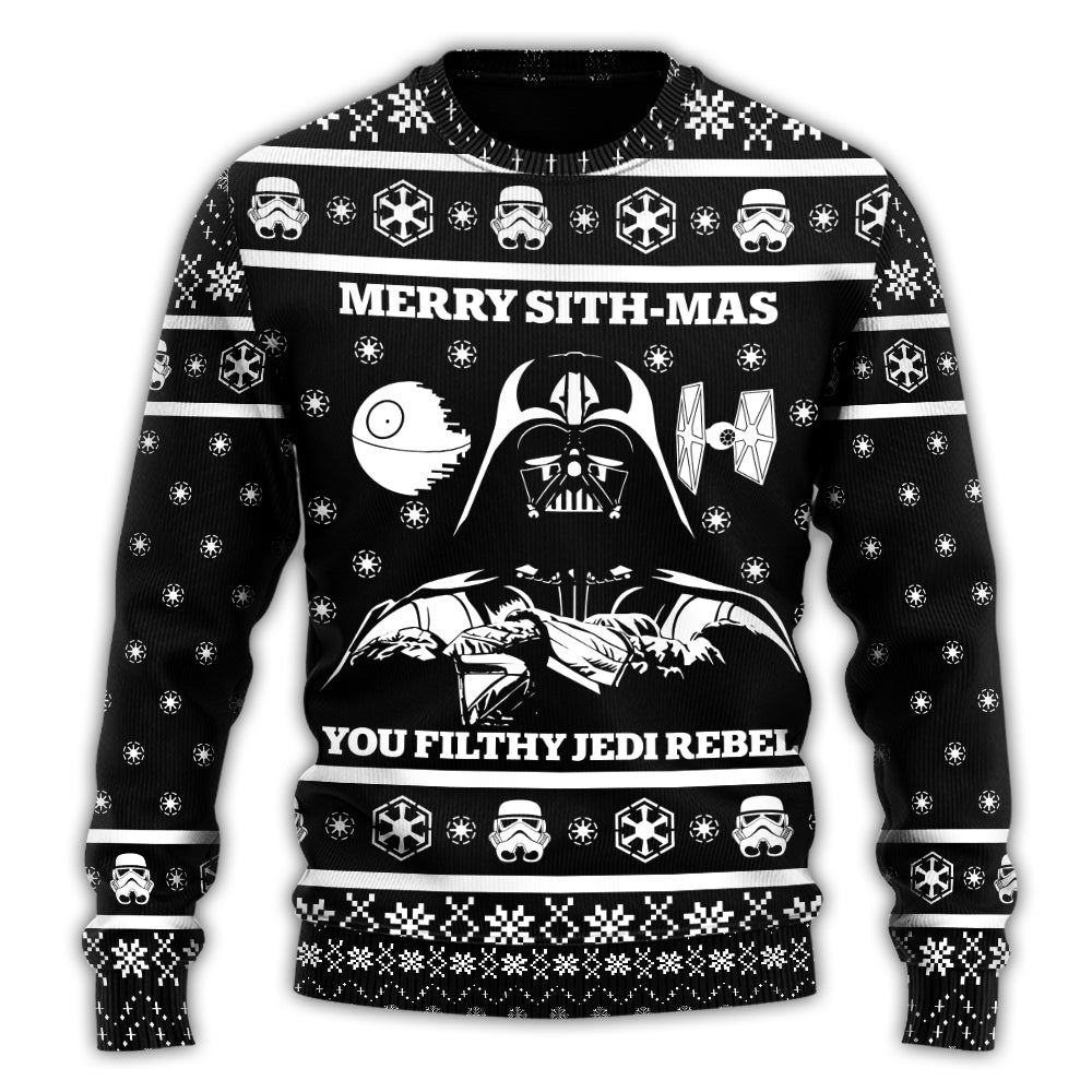 Christmas Star Wars Merry Sith Mas Darth Vader Unisex - Sweater - Ugly Christmas Sweaters