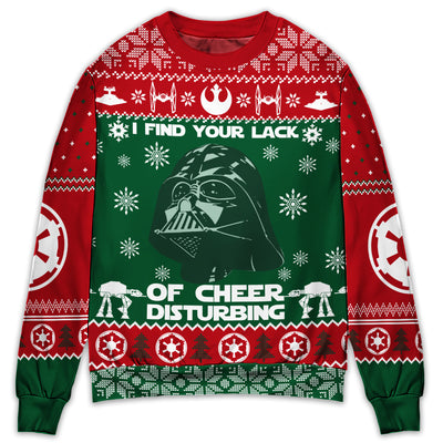 Christmas Star Wars Darth Vader - Sweater - Ugly Christmas Sweaters