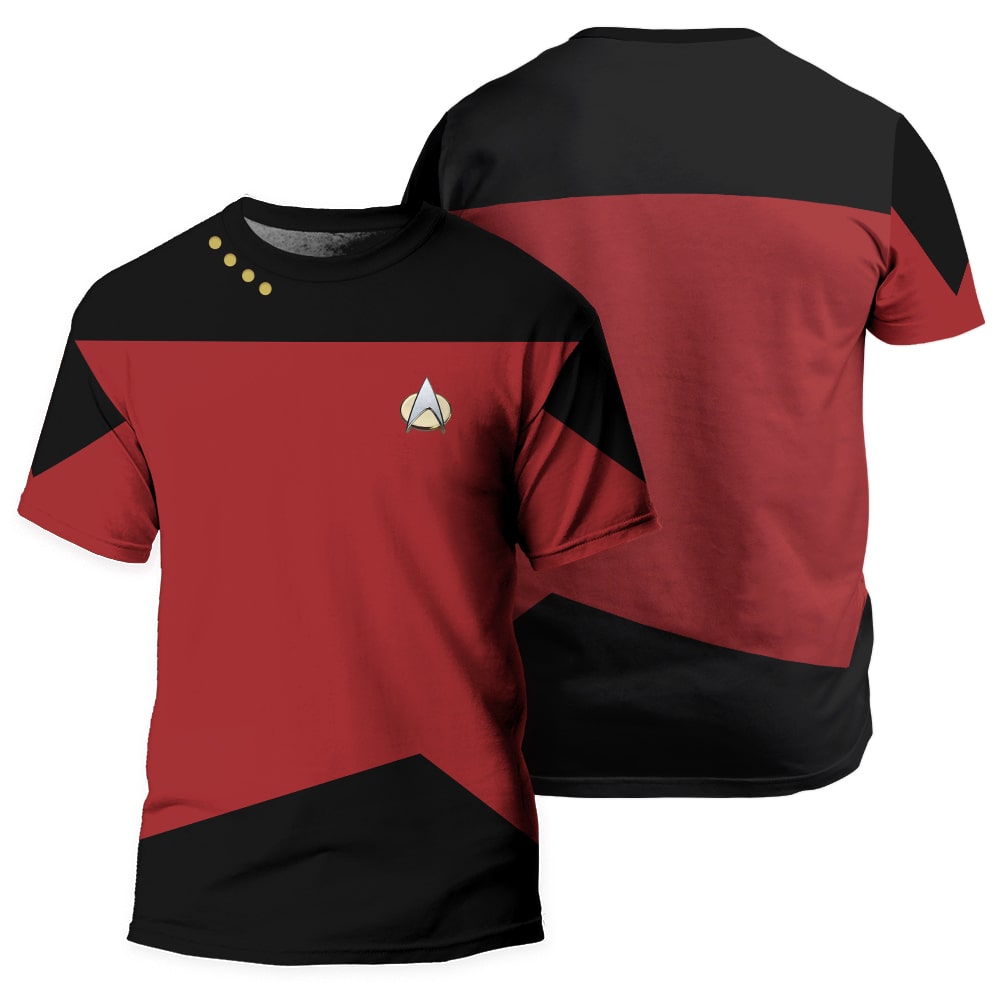 Star Trek Picard The Next Generation Red - Unisex 3D T-shirt