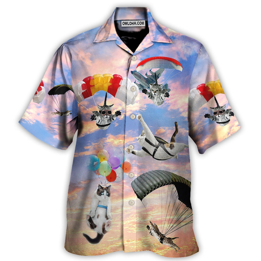 Parasailing A Good Pilot Is A Cat Pilot - Hawaiian Shirt