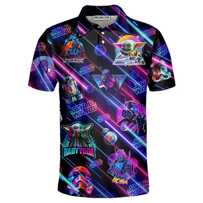 Star Wars Neon All Star Style - Polo Shirt