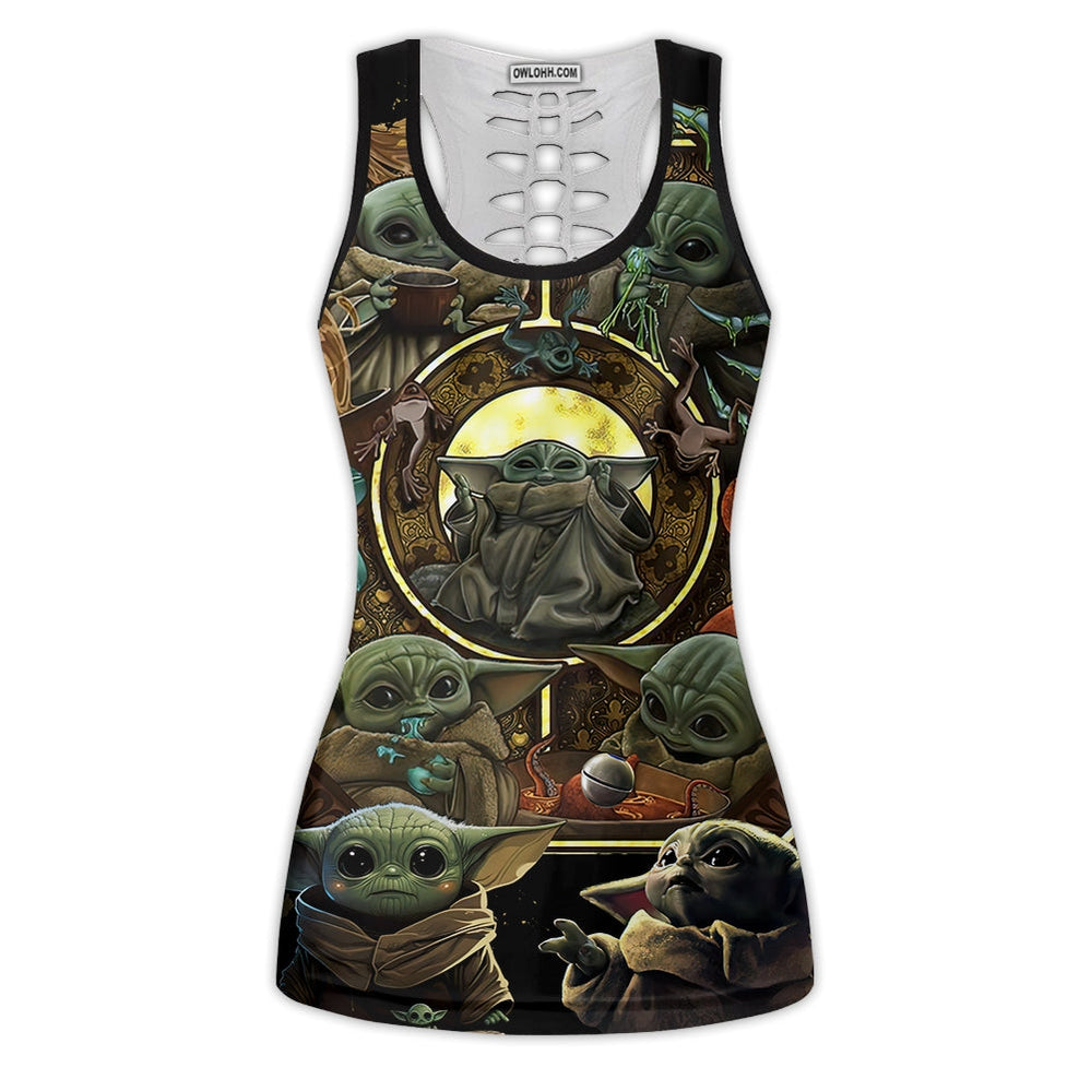 Starwars Baby Yoda In Your Area - Tank Top Hollow