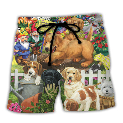 Gardening Sorry I Can't My Plants And Dogs Need Me Vintage Vibe - Beach Short