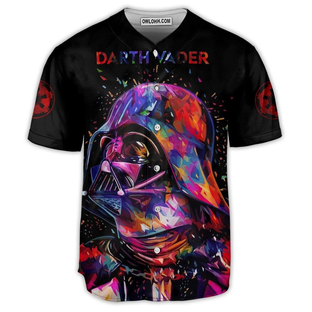 SW Darth Vader Full Color - Baseball Jersey