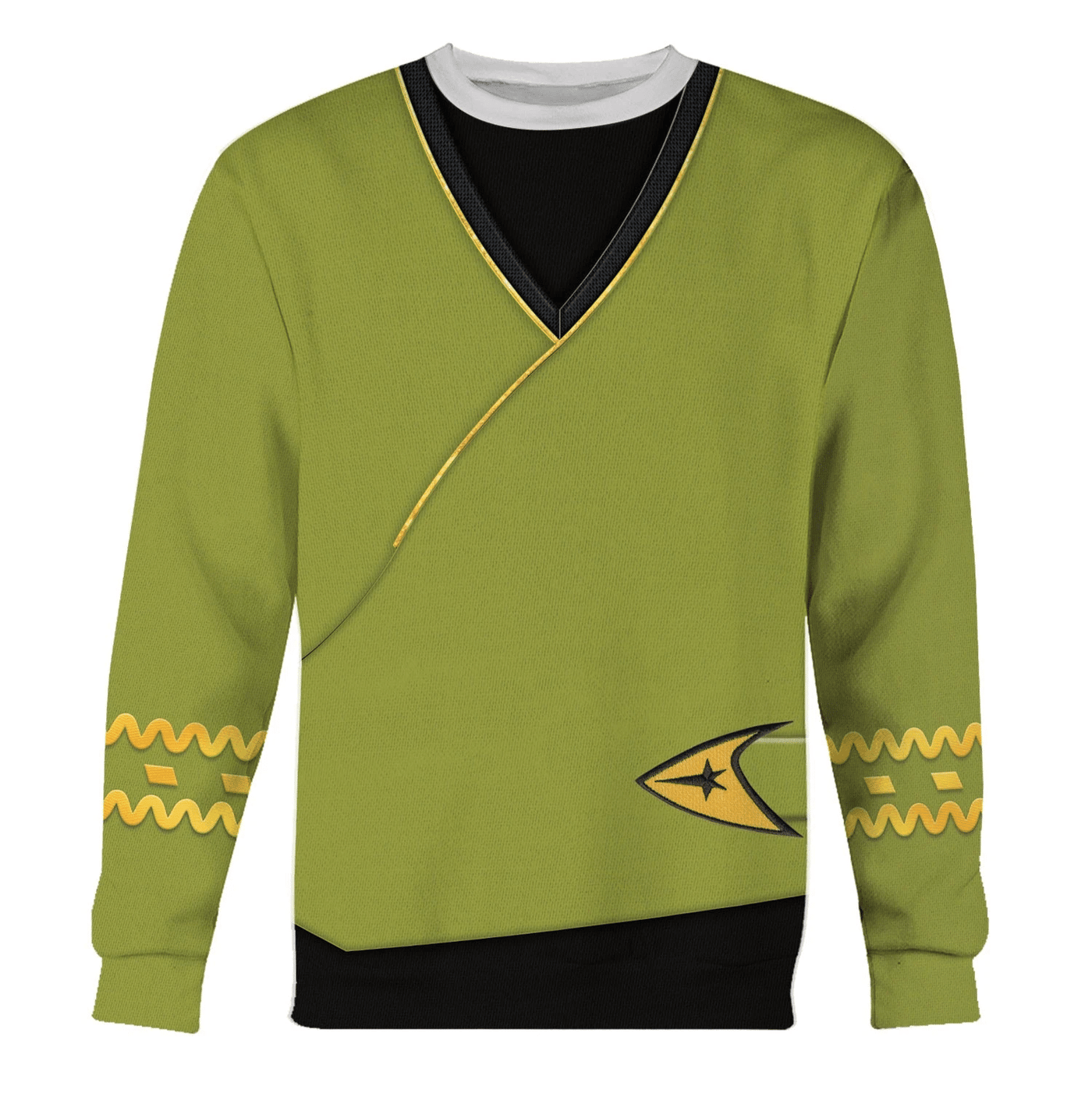 Star Trek TOS Kirk Green Tunic Cool - Sweater - Ugly Christmas Sweater