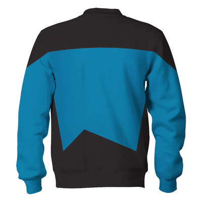 Star Trek The Next Generation Blue Cool - Sweater - Ugly Christmas Sweater