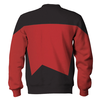 Star Trek The Next Generation Red Cool - Sweater - Ugly Christmas Sweater