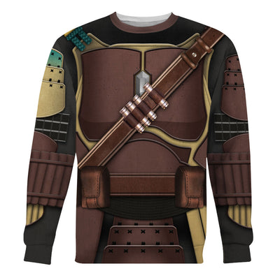 Star Wars Mandalorian Samurai Cool - Sweater - Ugly Christmas Sweater