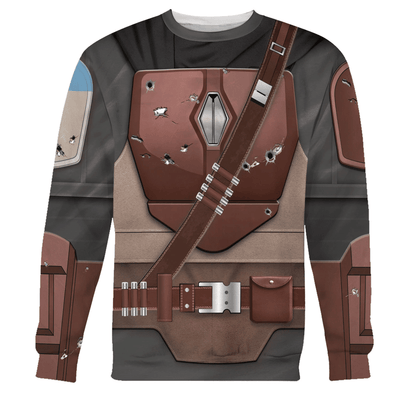 Star Wars Mandalorian Costume - Sweater - Ugly Christmas Sweater