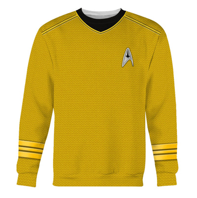 Star Trek Into Darkness Gold Cool - Sweater - Ugly Christmas Sweater