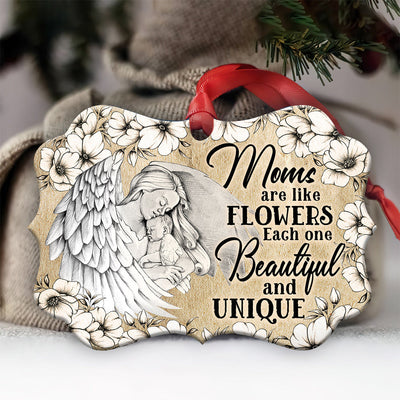 Family Moms Are Like Flowers - Horizontal Ornament - Owls Matrix LTD