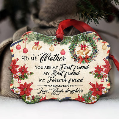 Family Letter For Mother Christmas Letter - Horizontal Ornament - Owls Matrix LTD