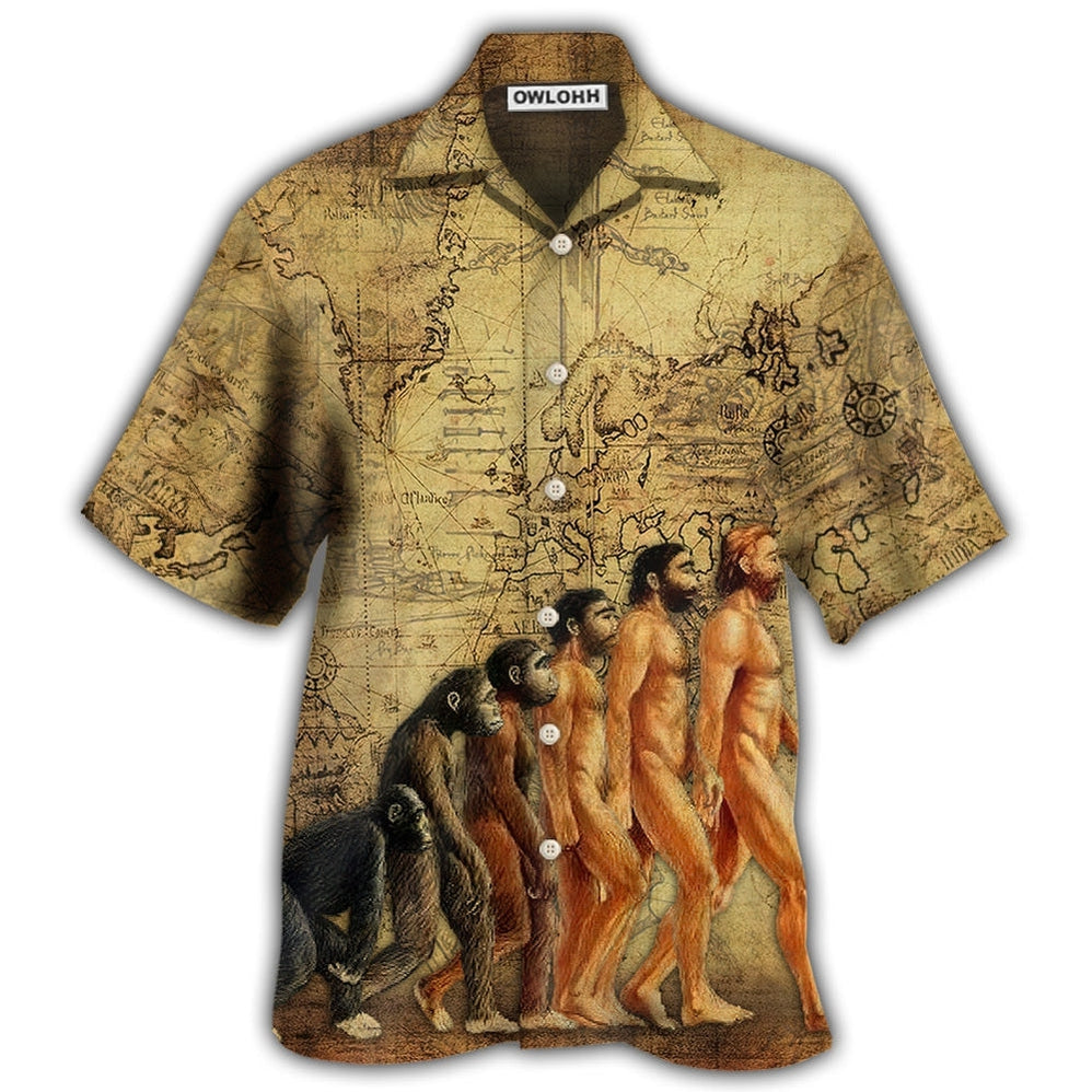 Hawaiian Shirt / Adults / S Anthropology An Introduction To The Study Of Man And Civilization - Hawaiian Shirt - Owls Matrix LTD