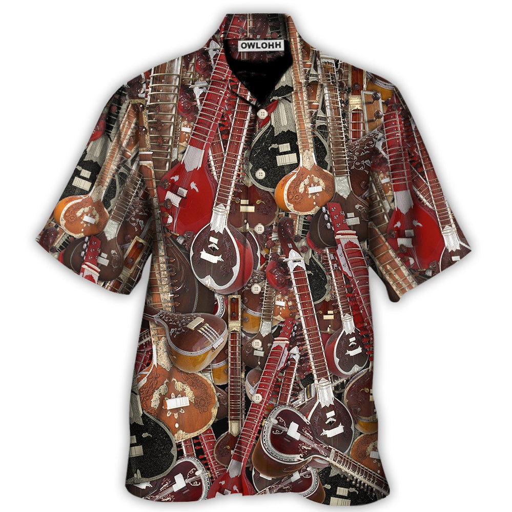 Hawaiian Shirt / Adults / S Sitar I'm Awesome I Play Sitar Music - Hawaiian Shirt - Owls Matrix LTD
