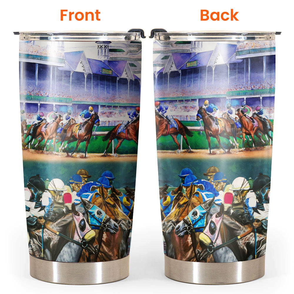 Horse Racing Amazing Vibe Style - Tumbler - Owls Matrix LTD