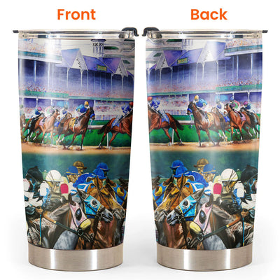 Horse Racing Amazing Vibe Style - Tumbler - Owls Matrix LTD