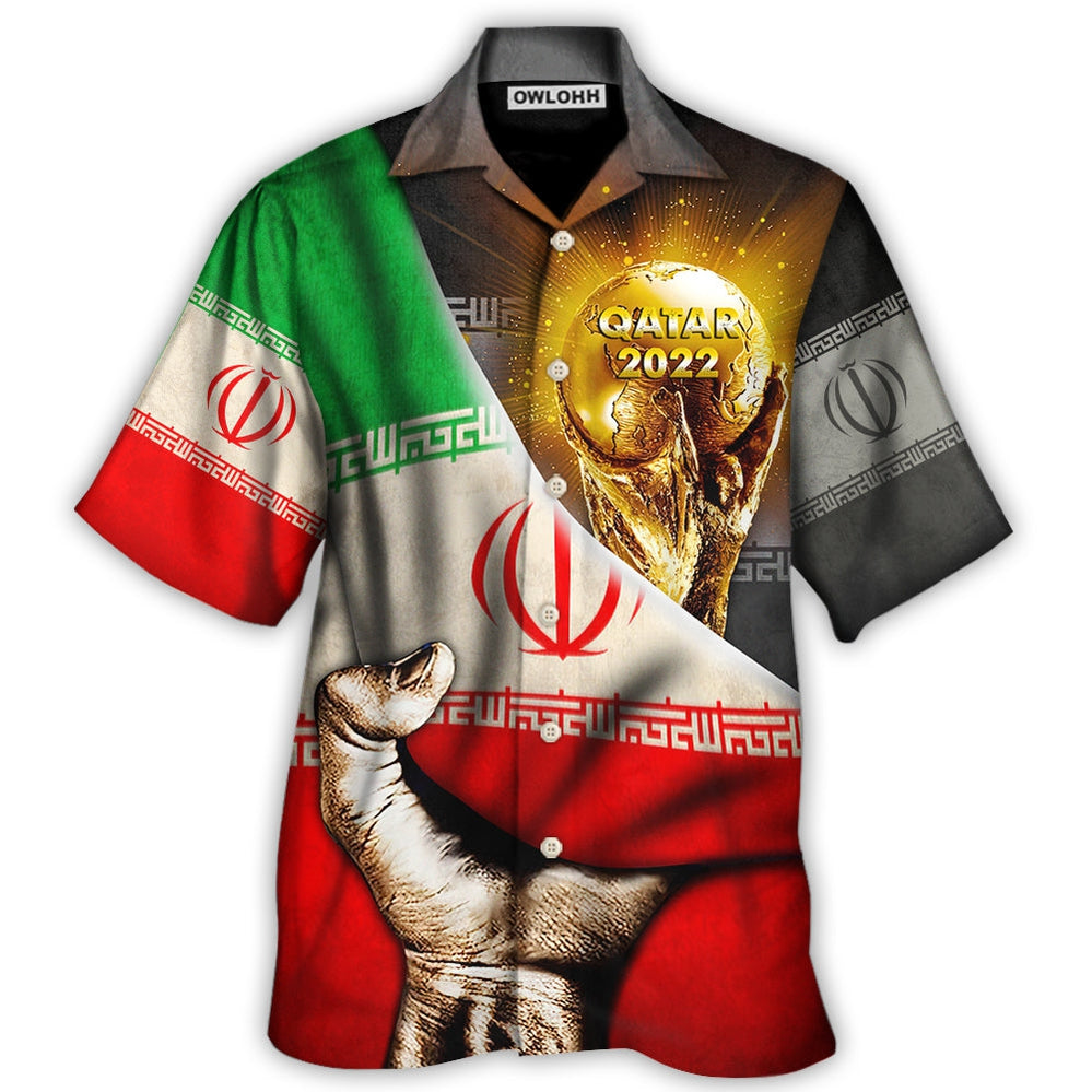 Hawaiian Shirt / Adults / S World Cup Qatar 2022 Iran Will Be The Champion - Hawaiian Shirt - Owls Matrix LTD