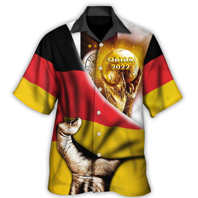Hawaiian Shirt / Adults / S World Cup Qatar 2022 Germany Will Be The Champion Flag Vintage - Hawaiian Shirt - Owls Matrix LTD