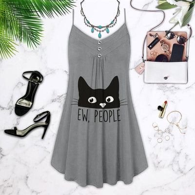 Cats Love With Love Style - Summer Dress - Owls Matrix LTD