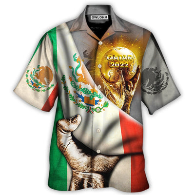 Hawaiian Shirt / Adults / S World Cup Qatar 2022 Mexico Will Be The Champion - Hawaiian Shirt - Owls Matrix LTD