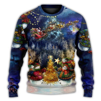 Christmas Sweater / S Christmas Family In Love - Sweater - Ugly Christmas Sweaters - Owls Matrix LTD