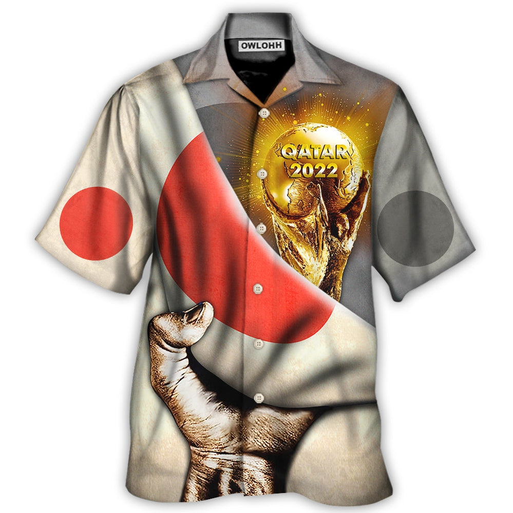 Hawaiian Shirt / Adults / S World Cup Qatar 2022 Japan Will Be The Champion - Hawaiian Shirt - Owls Matrix LTD
