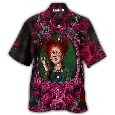 Hawaiian Shirt / Adults / S Halloween - Horror Scary Sister Witches Winifred - Hawaiian Shirt - Owls Matrix LTD