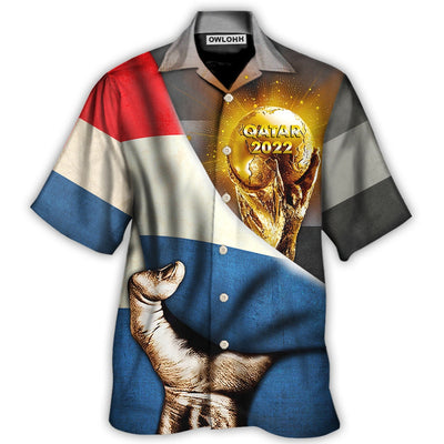 Hawaiian Shirt / Adults / S World Cup Qatar 2022 Netherlands Will Be The Champion - Hawaiian Shirt - Owls Matrix LTD