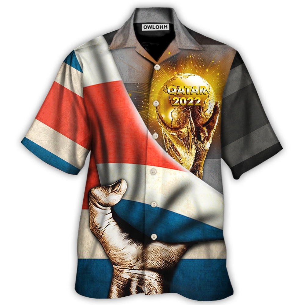 Hawaiian Shirt / Adults / S World Cup Qatar 2022 Costa Rica Will Be The Champion - Hawaiian Shirt - Owls Matrix LTD