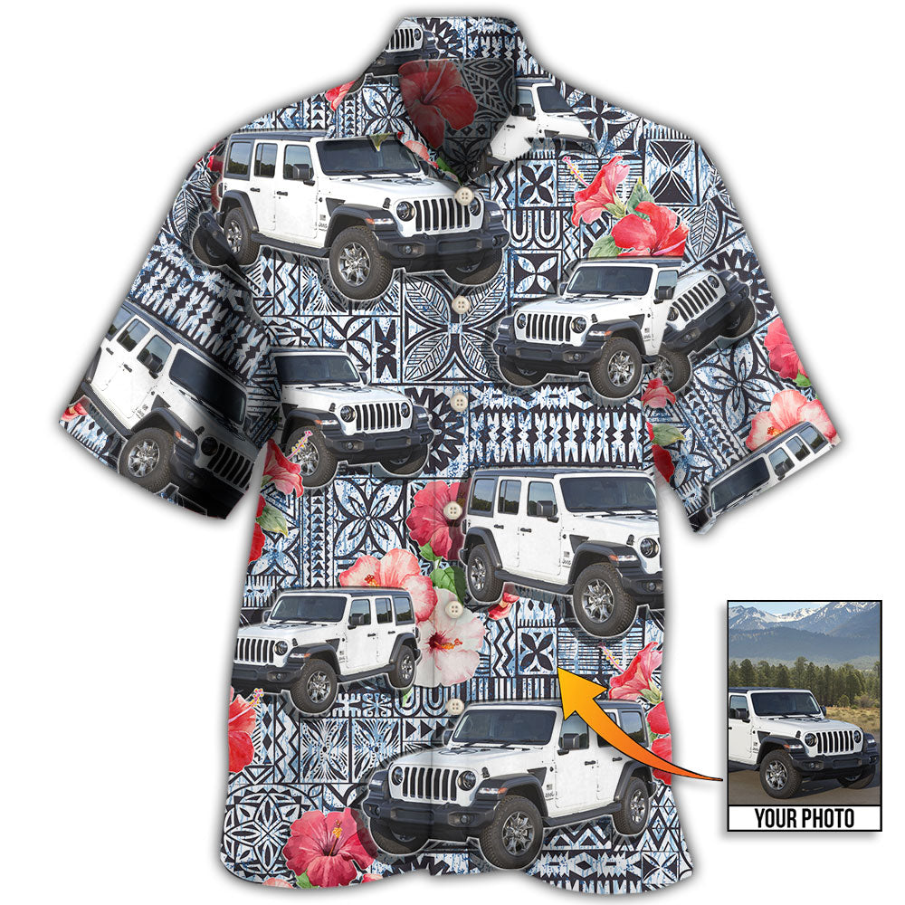 Jeep / Adults / S Car Cool Various Style Custom Photo - Hawaiian Shirt - Owls Matrix LTD
