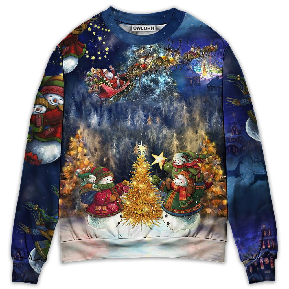 Sweater / S Christmas Family In Love - Sweater - Ugly Christmas Sweaters - Owls Matrix LTD