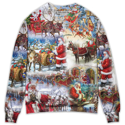 Sweater / S Christmas Believe In The Magic Of Christmas - Sweater - Ugly Christmas Sweaters - Owls Matrix LTD