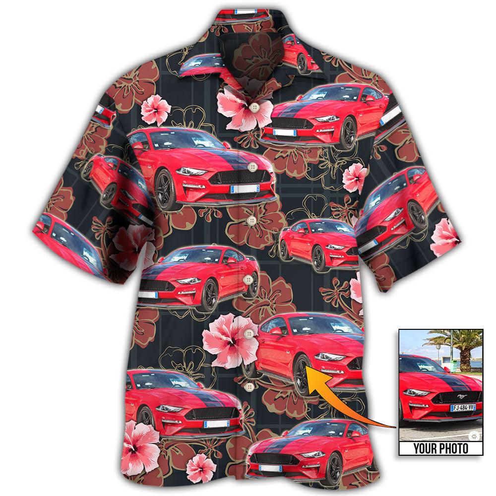 Mustang Car / Adults / S Car Cool Various Style Custom Photo - Hawaiian Shirt - Owls Matrix LTD