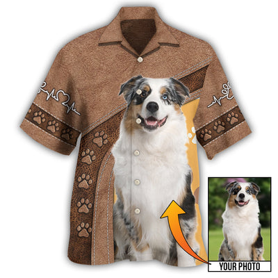 Australian Shepherd / Adults / S Dog My Lovely Dog Custom Photo Personalized - Hawaiian Shirt - Owls Matrix LTD