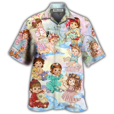 Hawaiian Shirt / Adults / S Babysitter - World Around Babysitter So Beautiful Cute - Hawaiian Shirt - Owls Matrix LTD