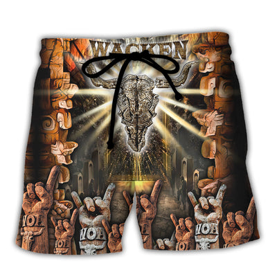 Music Event Wacken Open Air - Beach Short - Owls Matrix LTD