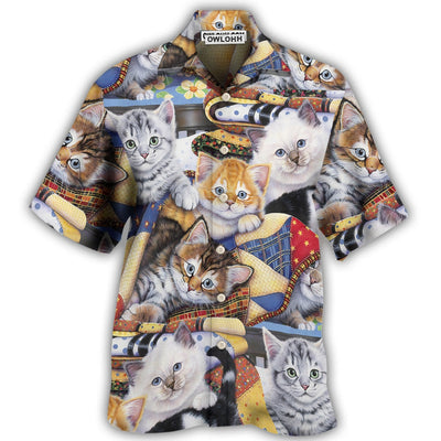 Hawaiian Shirt / Adults / S Cat Kitten Is So Cute - Hawaiian Shirt - Owls Matrix LTD