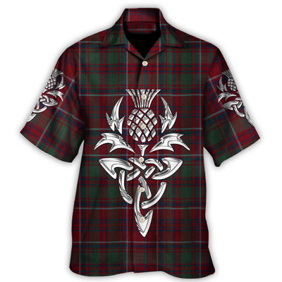 Scottish Tartan Amazing Style - Hawaiian Shirt - Owls Matrix LTD