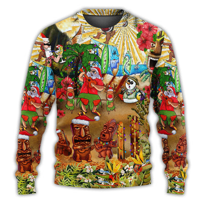 Christmas Sweater / S Christmas Mele Kalikimaka From Hawaii - Sweater - Ugly Christmas Sweaters - Owls Matrix LTD