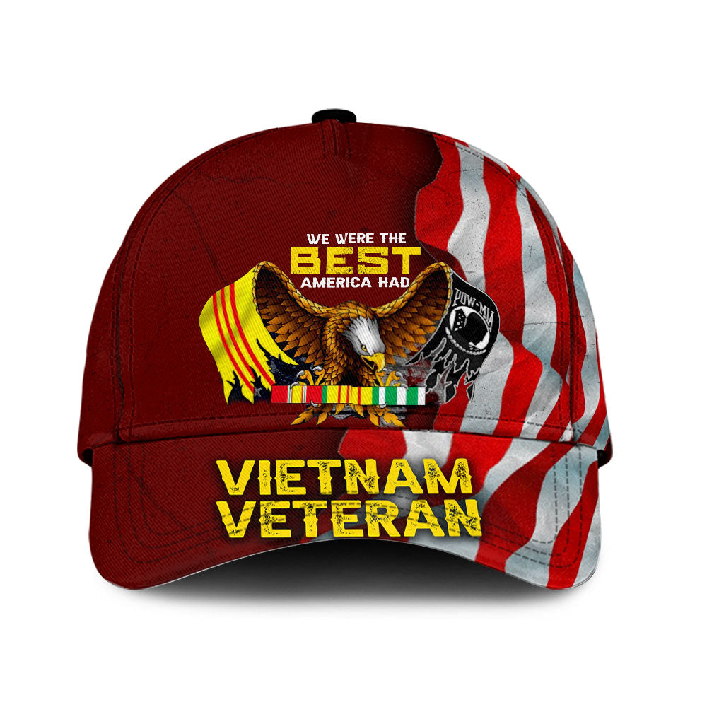 We Were The Best Veteran Had Vietnam Veteran - Classic Cap - Owls Matrix LTD