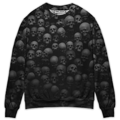 Sweater / S Skull Let Them Go To Hell - Sweater - Ugly Christmas Sweaters - Owls Matrix LTD